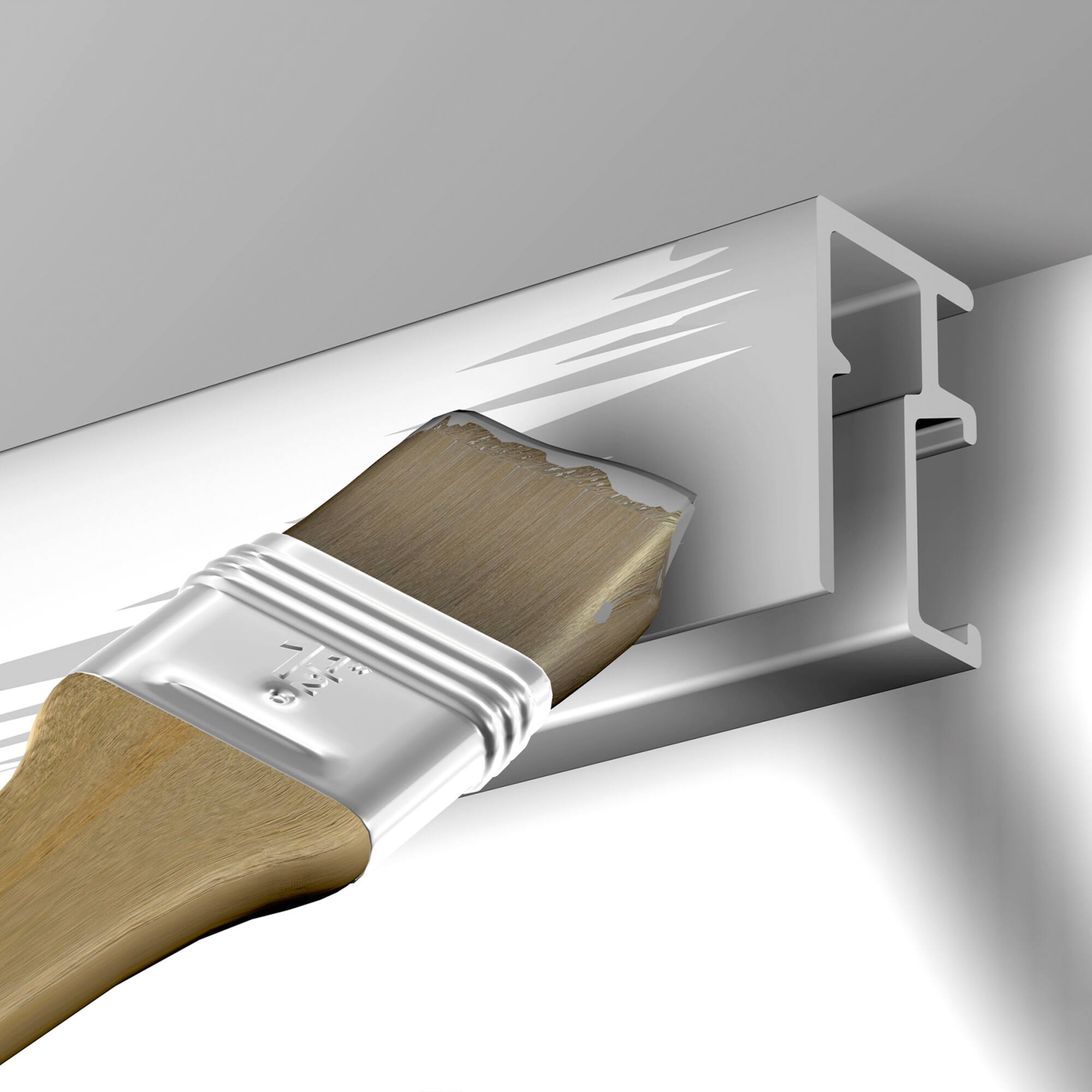 HangZ® 6ft. Gallery Rail Hanging System